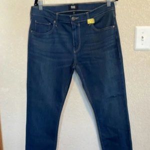 Paige- Men’s Federal Slim Straight Fit Jeans, Size 33